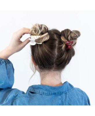 Medium Claw Clip Set - Flower + Heart