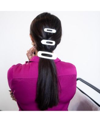 Mixed Size Flat Lay Clip Set - Cream