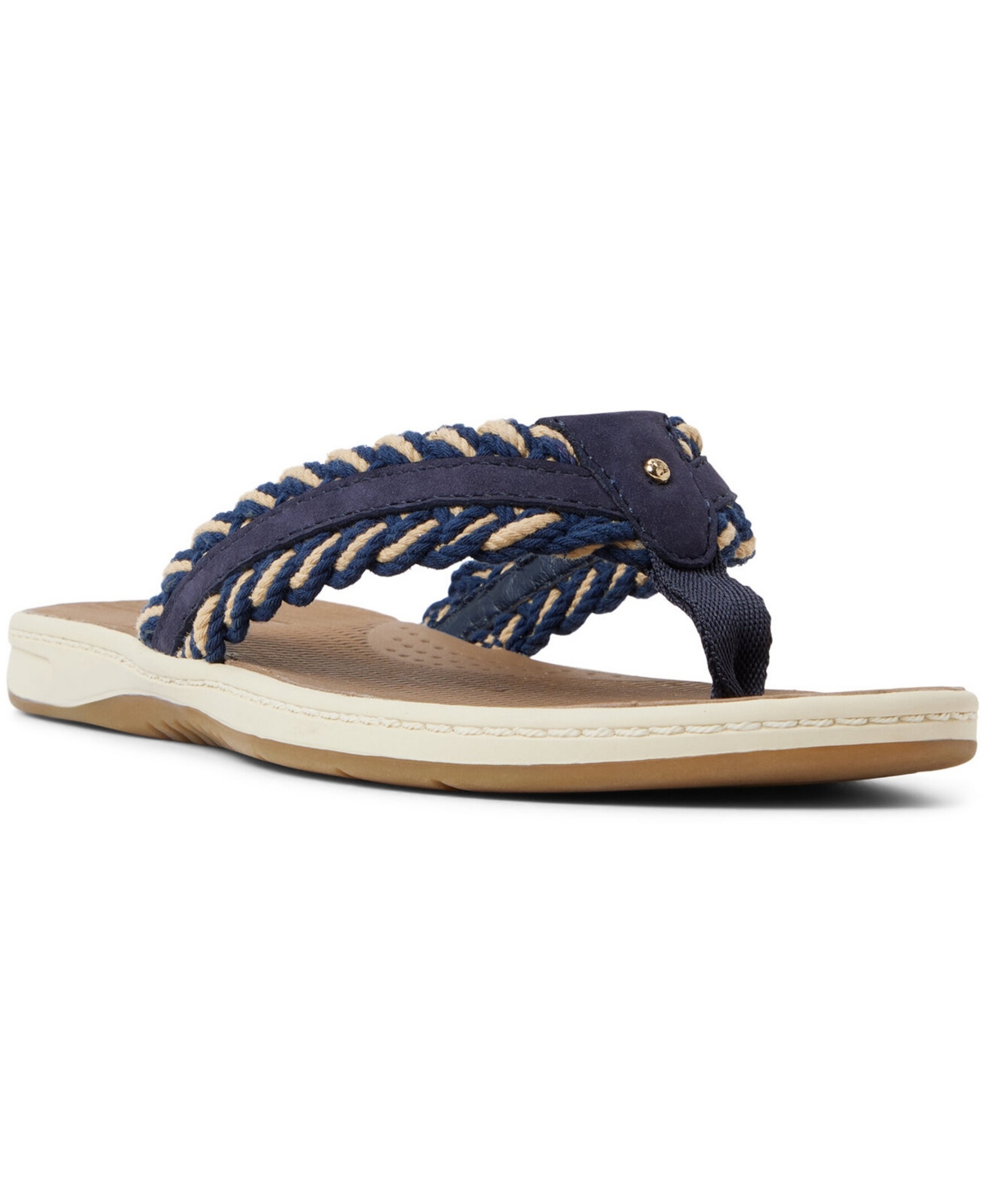 Women's Pony Fish Thong Slip-On Sandals - Navy