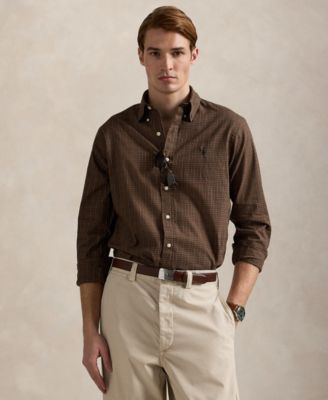 Polo Ralph Lauren - Men's Classic-Fit Plaid Twill Shirt