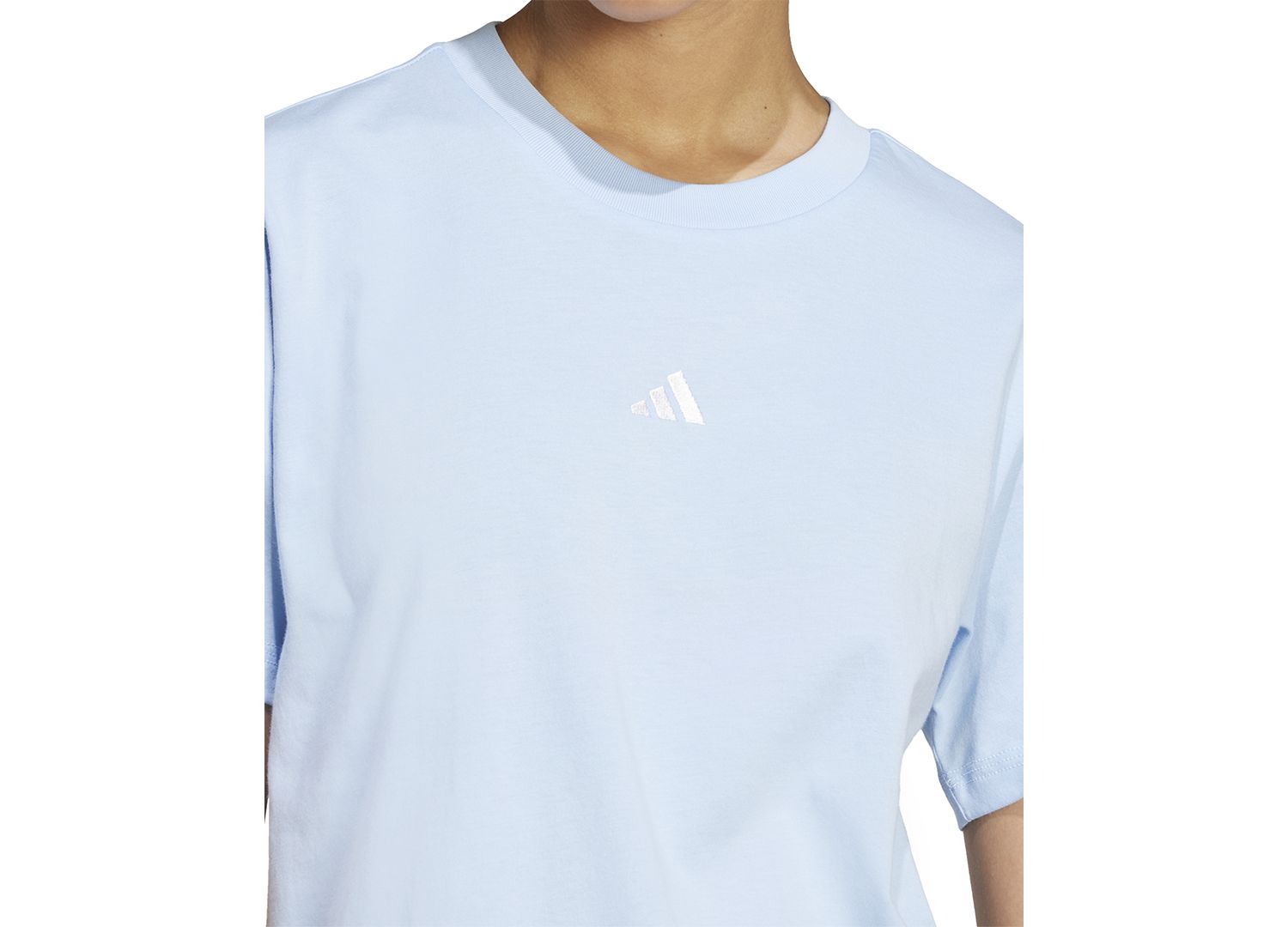 Plus Size Short-Sleeve Cotton Crewneck Logo T-Shirt