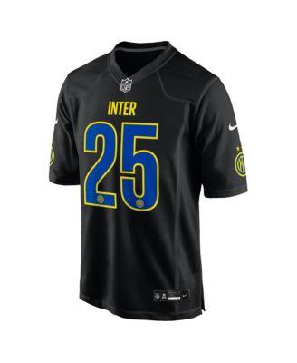 Men's Black Inter Milan 2025 Club World Cup X NFL Jersey