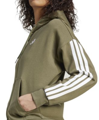 Women's 3-Stripe Fleece Full Zip Hoodie