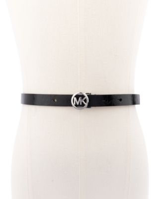 Micheal Kors Women's Logo Skinny Belt