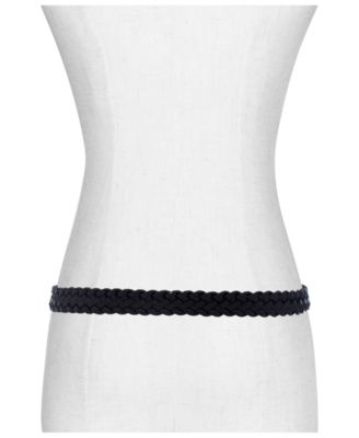 Micheal Kors Women's Braided Leather Belt