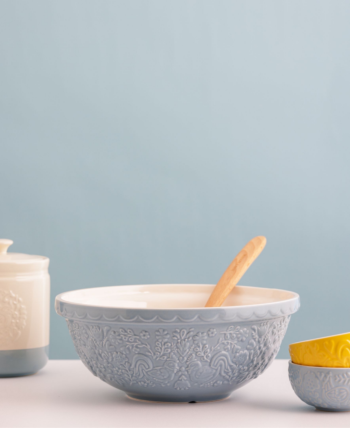 Mason Cash Home To Roost 11" Mixing Bowl In Blue