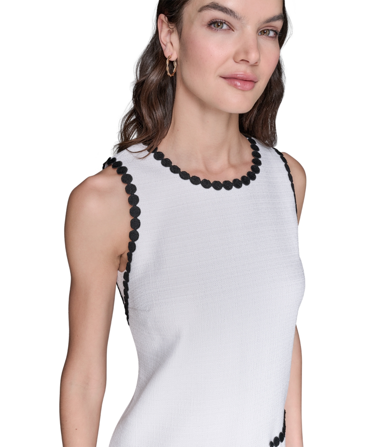 Karl Lagerfeld Summer Tweed Shift Dress