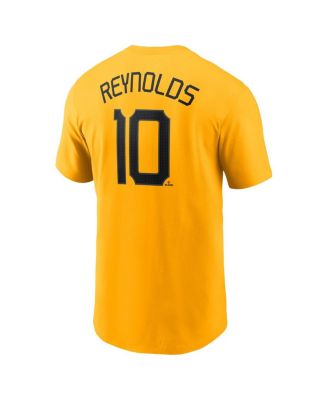 Men's Bryan Reynolds&nbsp;Gold Pittsburgh Pirates Fuse City Connect Name Number T-Shirt