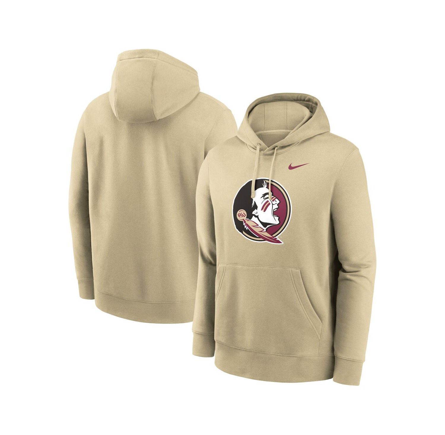 Men's Gold Florida State Seminoles Primetime Club Fleece Pullover Hoodie