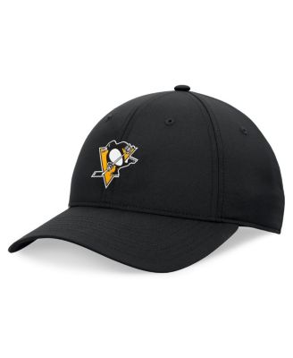 Fanatics - Men's Black Pittsburgh Penguins Front Office Ripstop Adjustable Hat
