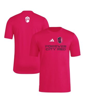 adidas - Men's Pink St. Louis City SC 2025 Jersey Hook AEROREADY T-Shirt