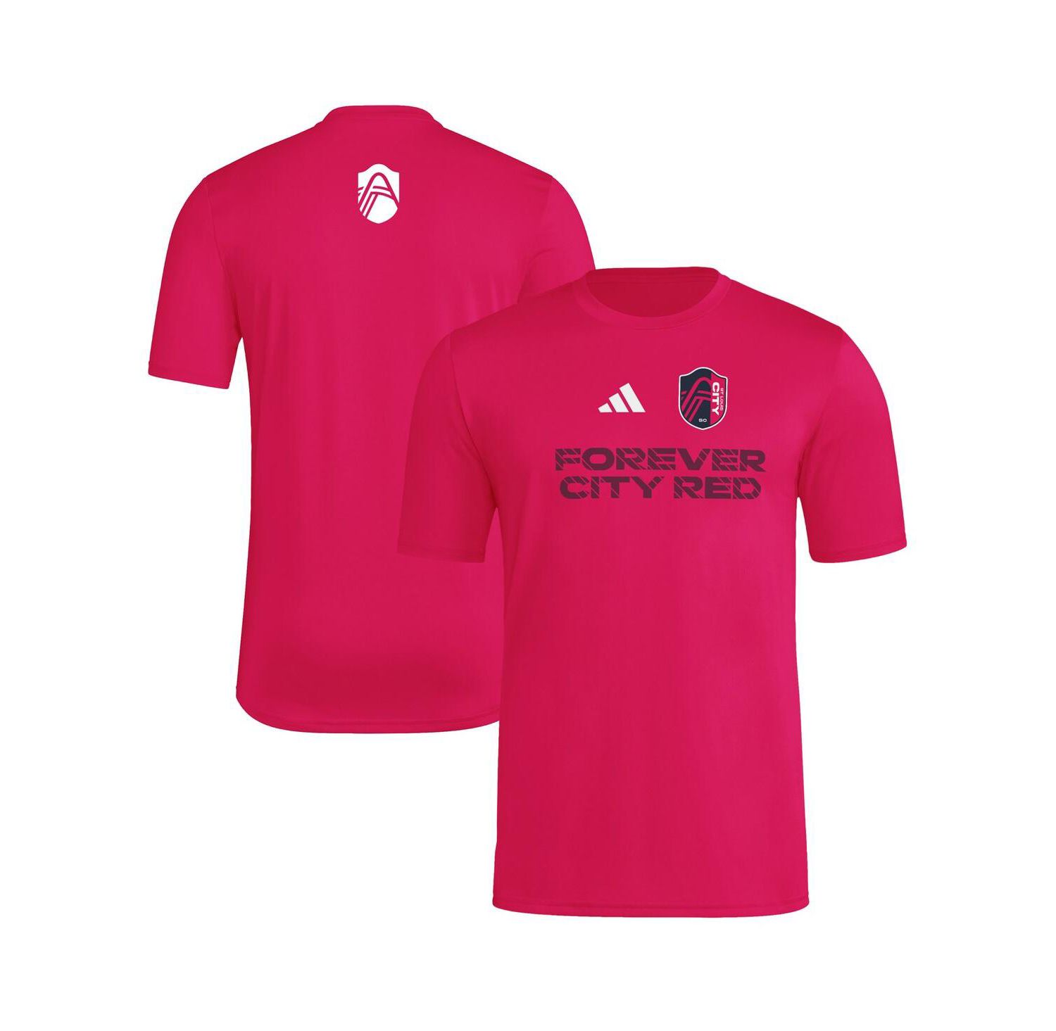 Men's Pink St. Louis City SC 2025 Jersey Hook AEROREADY T-Shirt