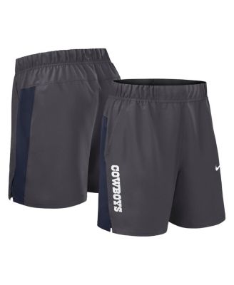 Nike - Men's Gray Dallas Cowboys Woven Victory Performance Shorts