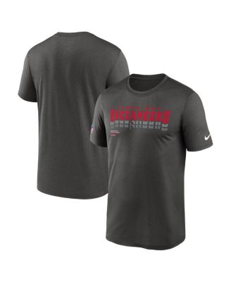 Nike - Men's Pewter Tampa Bay Buccaneers Sideline Legend Performance T-Shirt