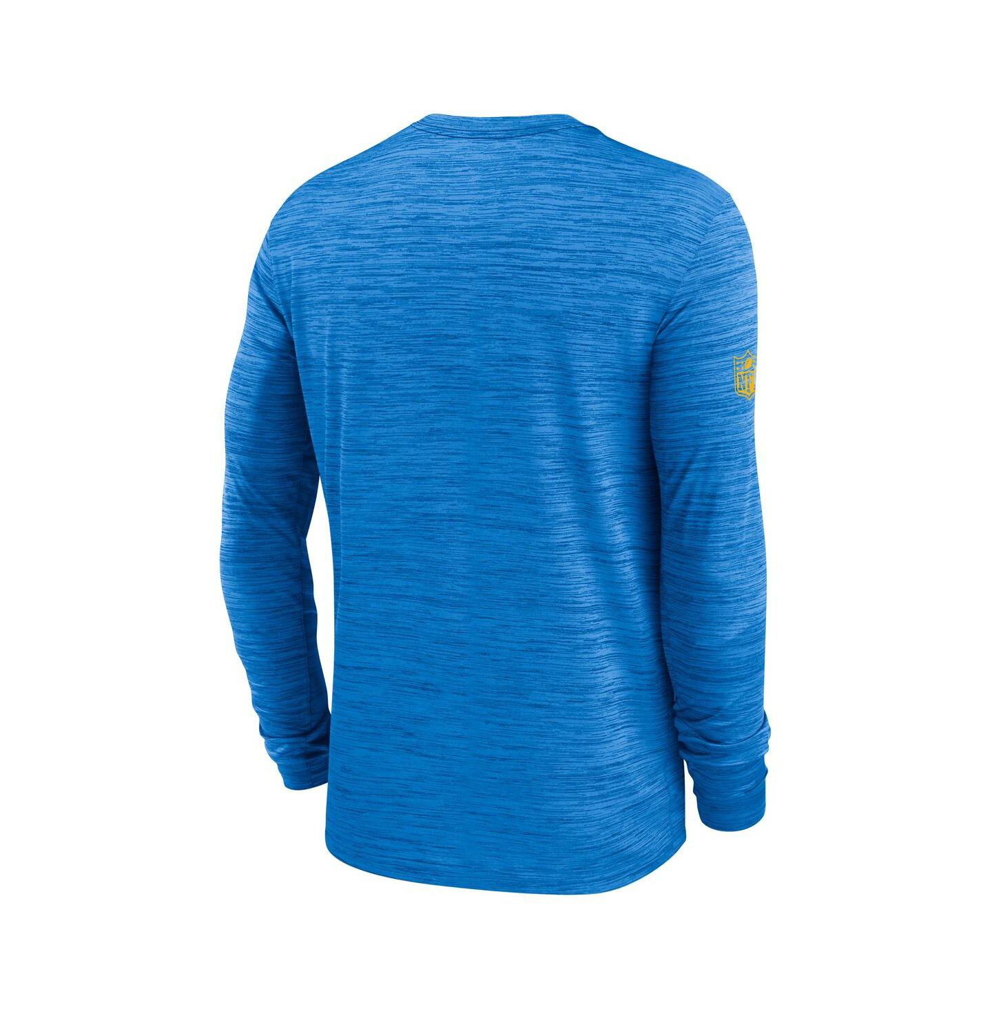 Мужская футболка Nike Powder Blue Los Angeles Chargers Sideline Velocity Performance Long Sleeve — фото 3