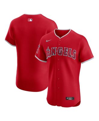 Nike - Men's Red Los Angeles Angels Alternate Elite Jersey