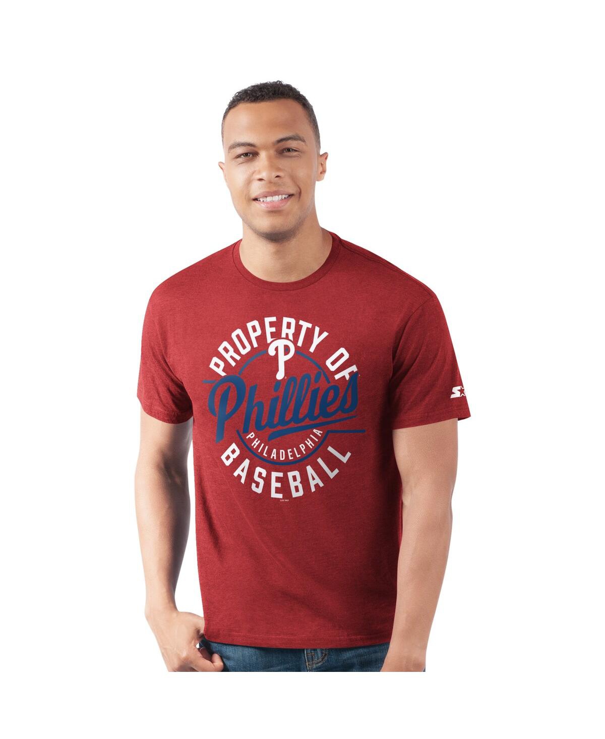 Men's Red Philadelphia Phillies Prime Time Property of T-Shirt - Red
