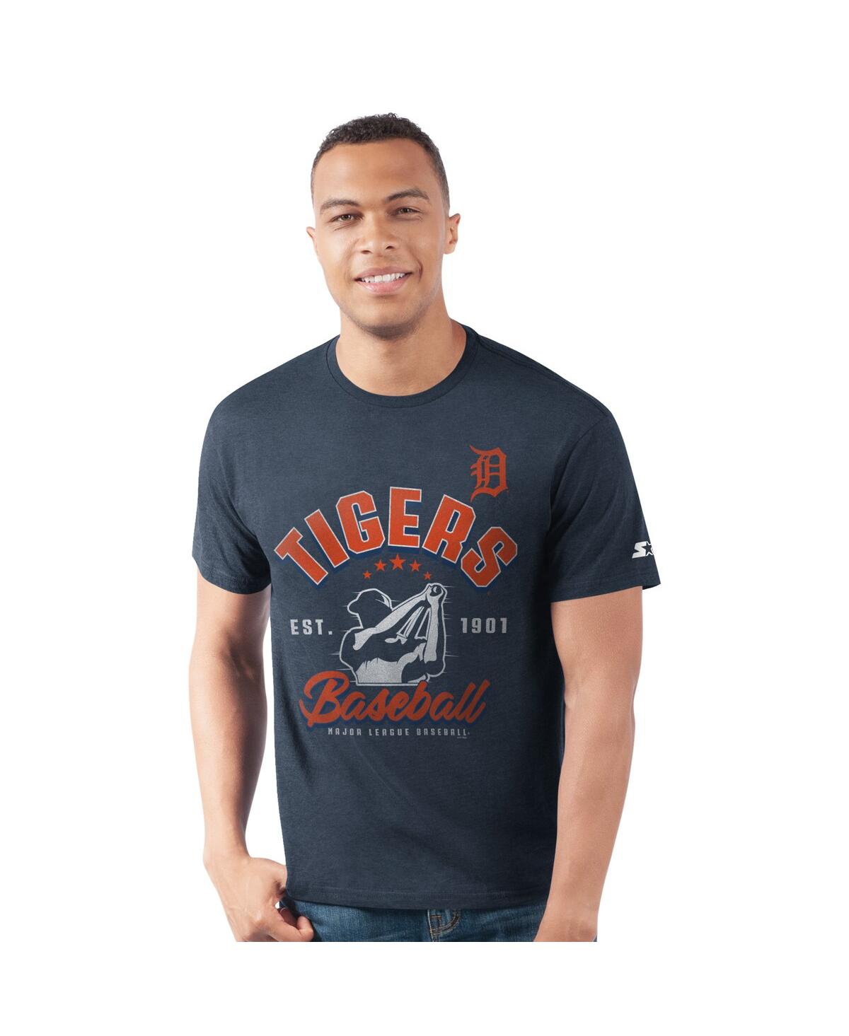 Men's Navy Detroit Tigers Prime Time Batter T-Shirt - Navy