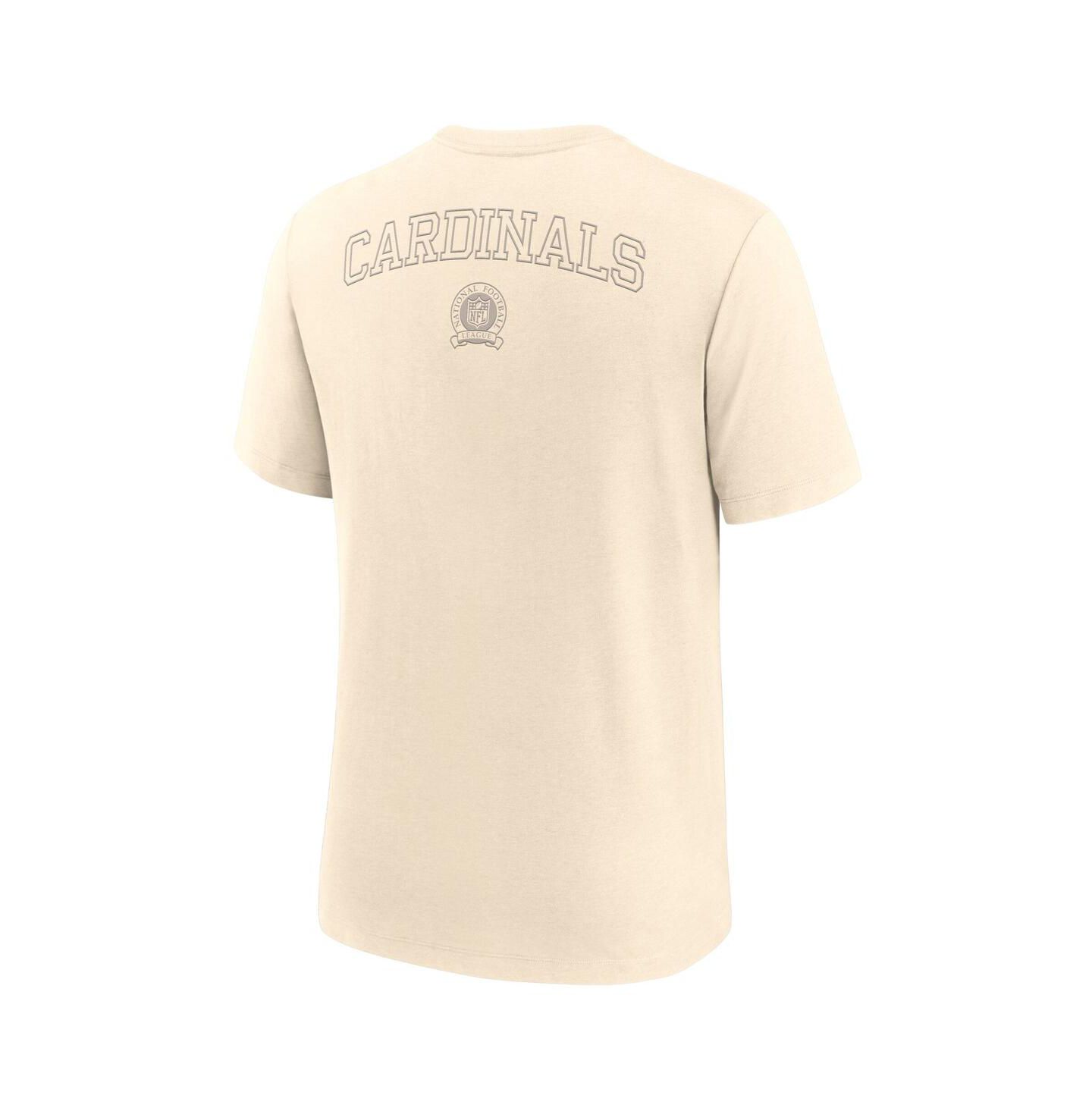 Мужская футболка Nike Cream Arizona Cardinals Glory Tri-Blend — фото 3
