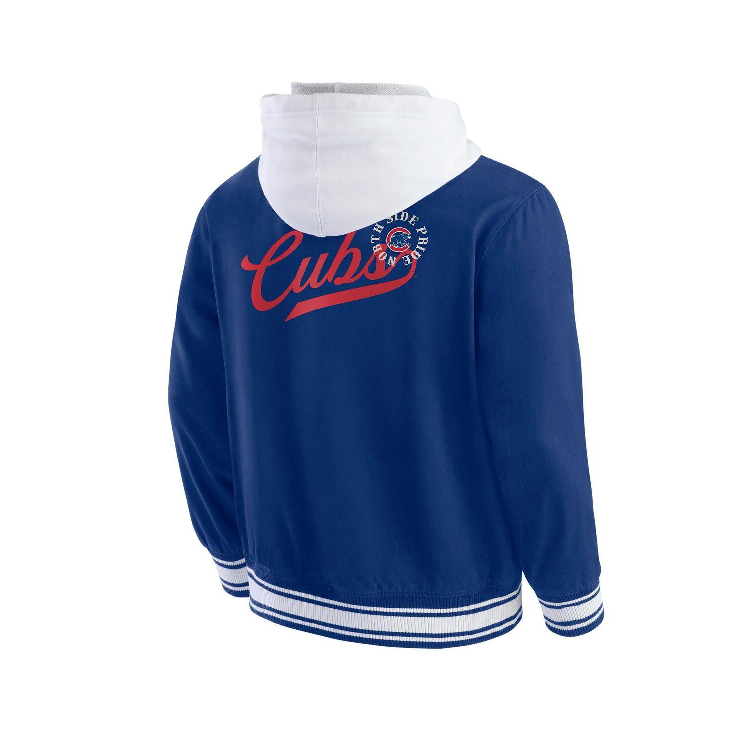 Darius Rucker Collection by Men's Royal Chicago Cubs Full-Snap Hooded Jacket