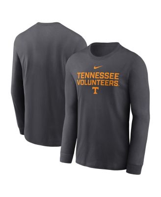 Nike - Men's Anthracite Tennessee Volunteers 2025 Sideline Performance Long Sleeve T-Shirt