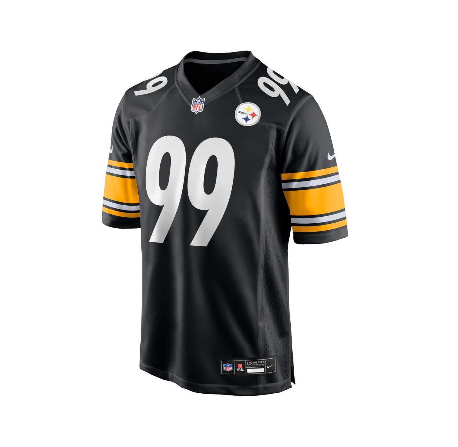 Men's Derrick Harmon Black Pittsburgh Steelers 2025 NFL Draft First Round Pick Game Jersey
