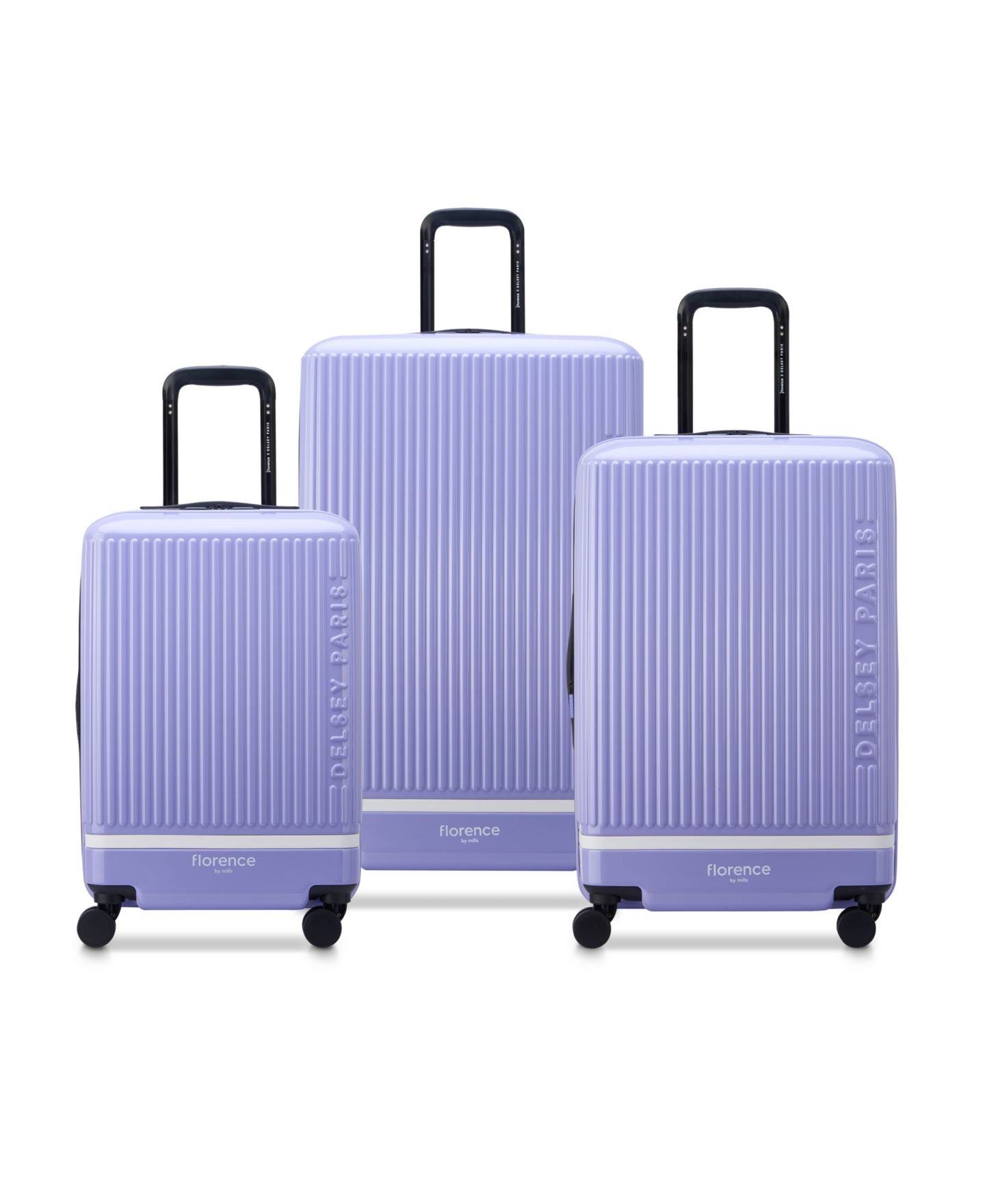 Чемоданы florence by mills x Delsey Paris Spin Me Away Luggage Collection, цвет: Лавандовый — фото 1