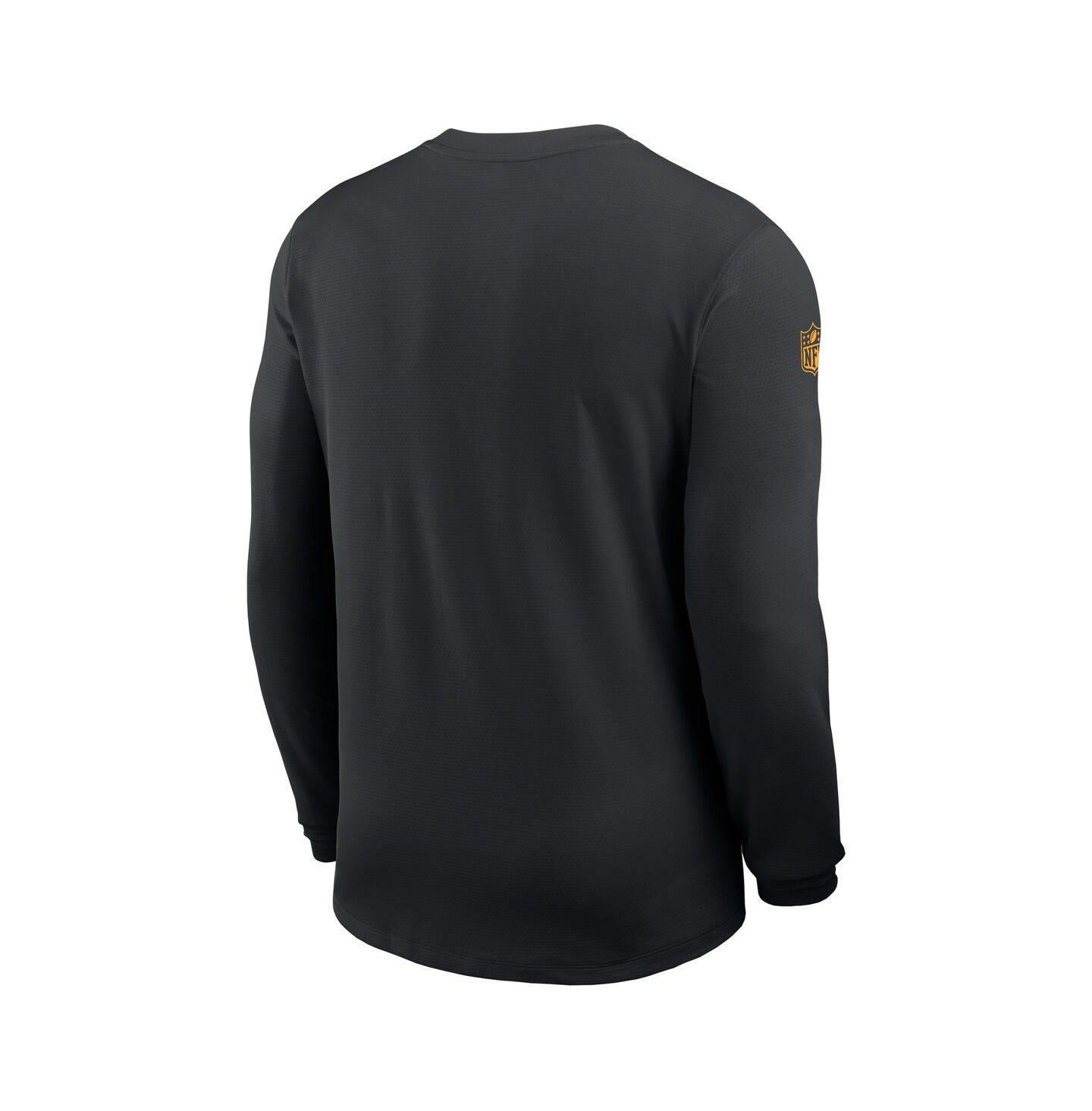 Мужская футболка Nike Black Minnesota Vikings Sideline Coach UV Performance Long Sleeve — фото 3
