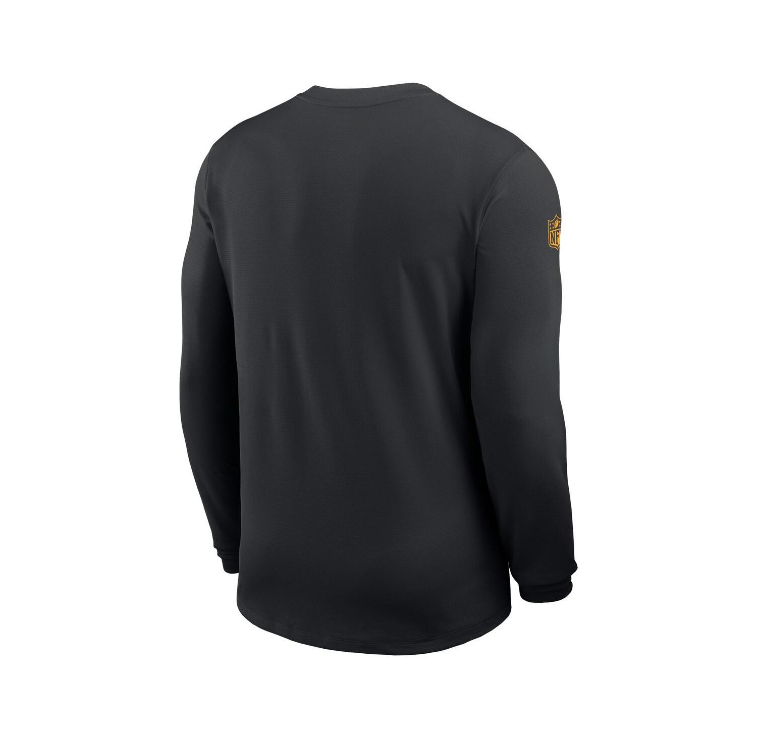 Men's Black Minnesota Vikings Sideline Coach UV Performance Long Sleeve T-Shirt