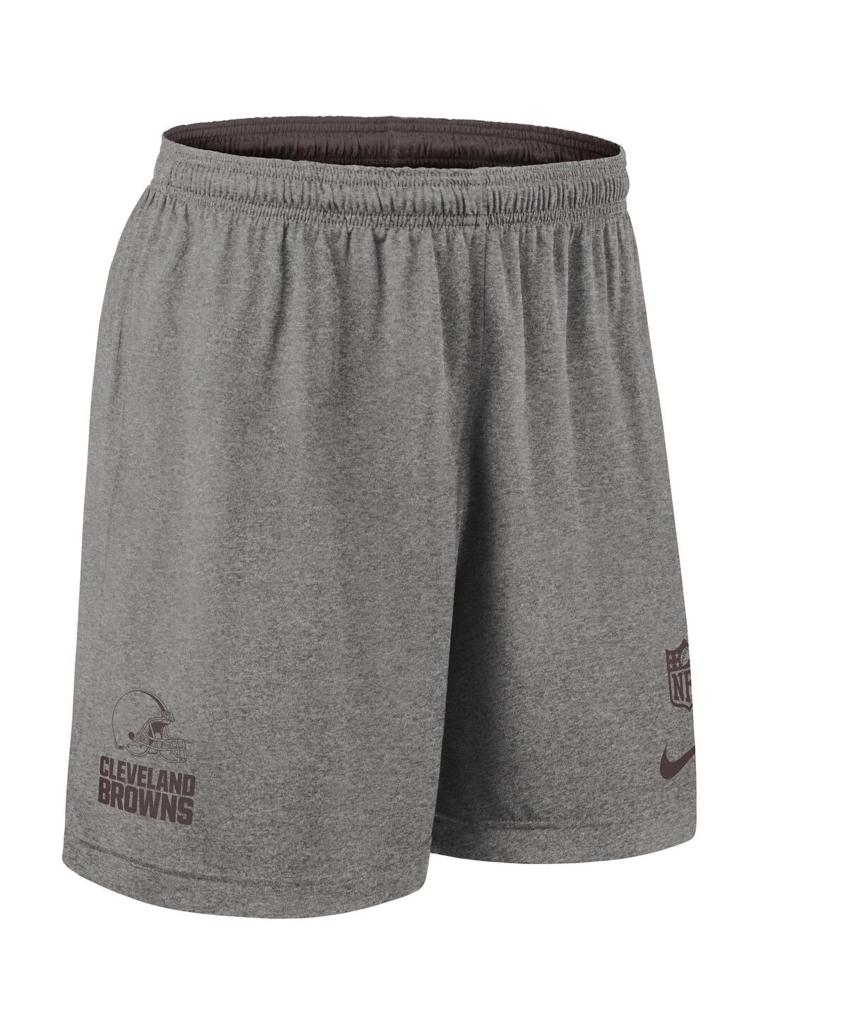Nike Men's Brown Cleveland Browns Sideline Reversible Performance Shorts In Brown