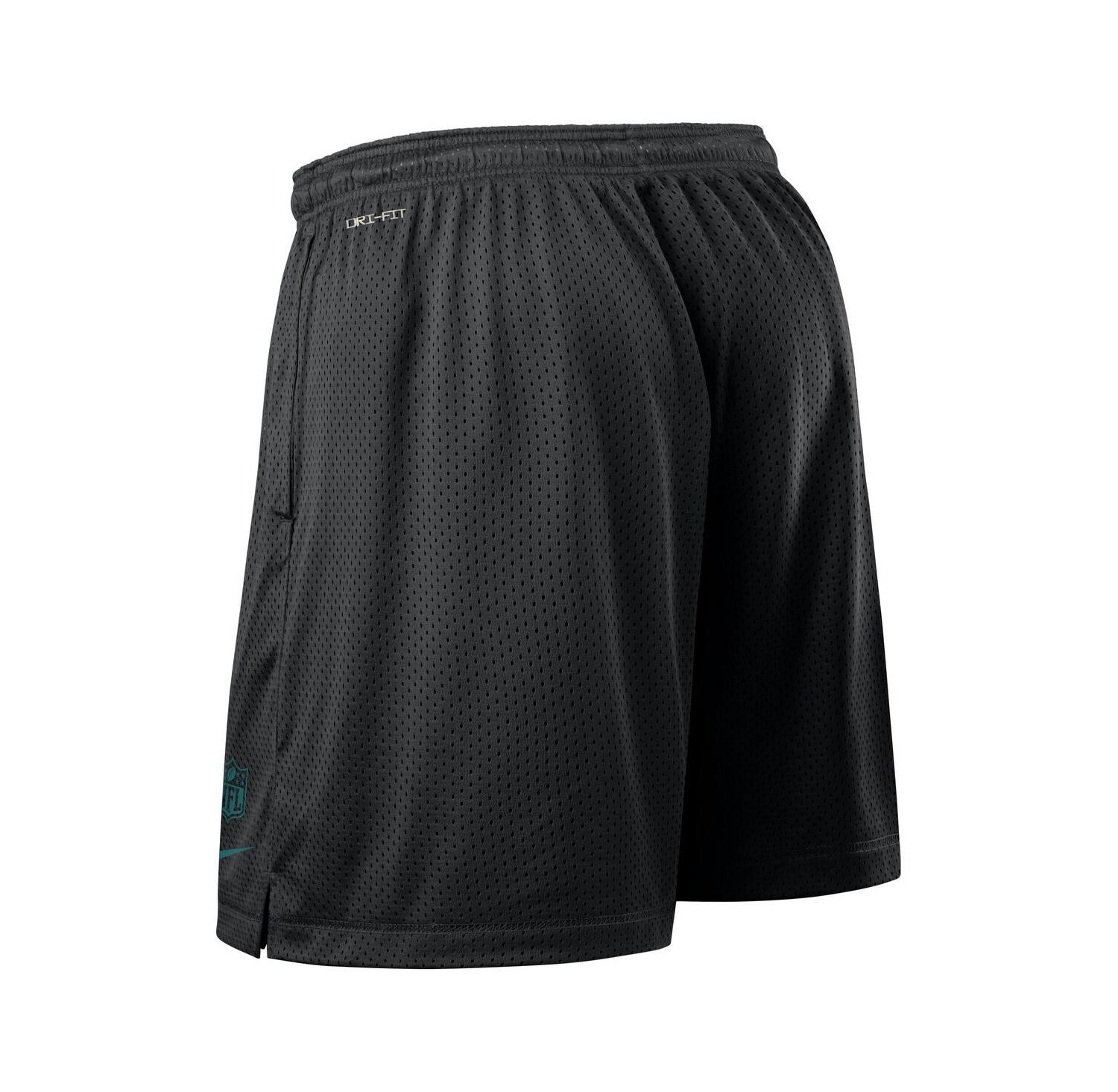 Men's Black Philadelphia Eagles Sideline Reversible Performance Shorts