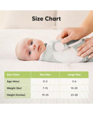 3pk Soothe Zippy Baby Swaddles 0-6 Months, Newborn Sleep Sacks, Zipper Swaddle, Wearable Swaddle Blanket