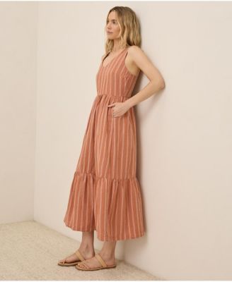 Women's Organic Cotton Canopy Linen Blend Easy Tank Dress