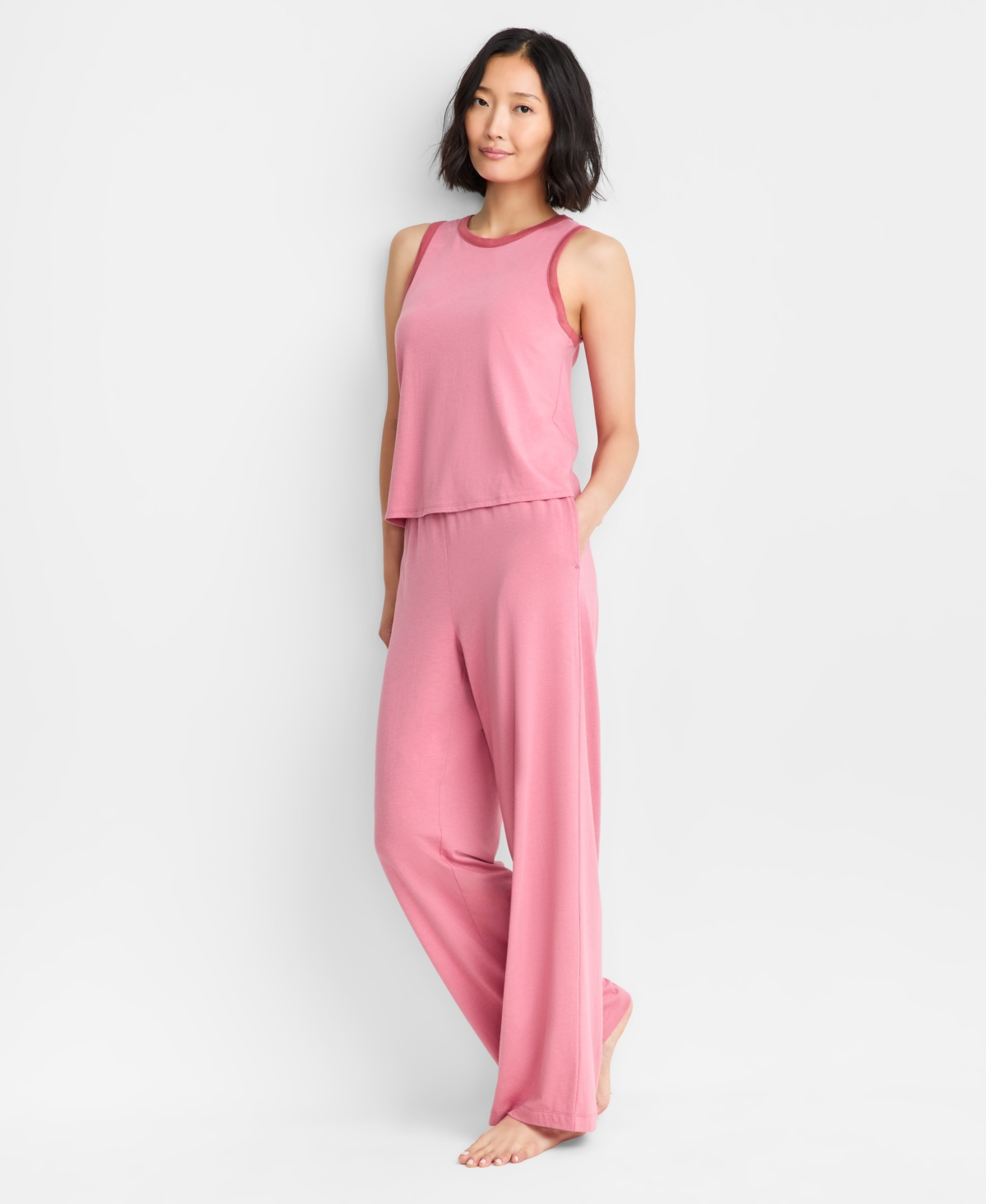 State of Day Women's Solid Knit Tank Pajama Set, Xs-3X, Macy's Exclusive