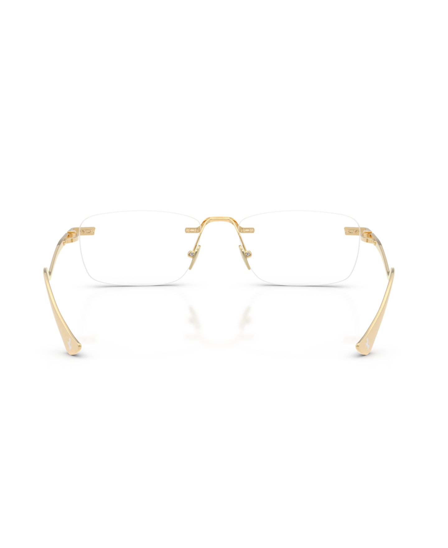 Мужские очки Ferrari Man Pillow Titanium FH3007T Eyeglasses, цвет: Золотой — фото 3