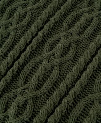Lifestyle Cable Knit Chenille Throw, 51" x 67"