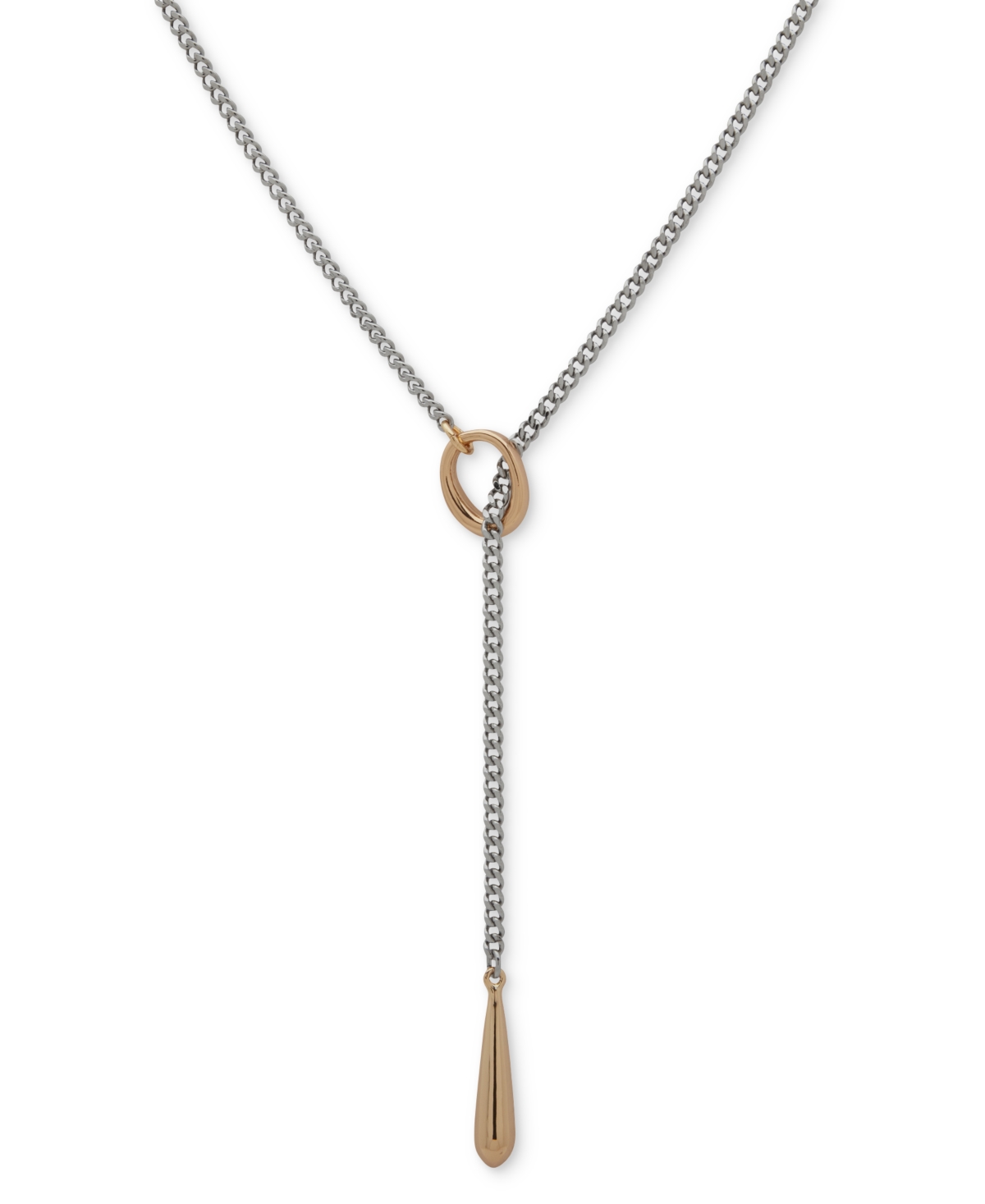 Threaded Link Y Necklace - TTONE