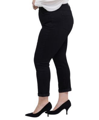 Plus Size Sheri Slim Ankle Pull On Jeans