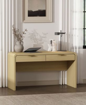 Grace 54" Modern 2-Drawer Home Office Desk