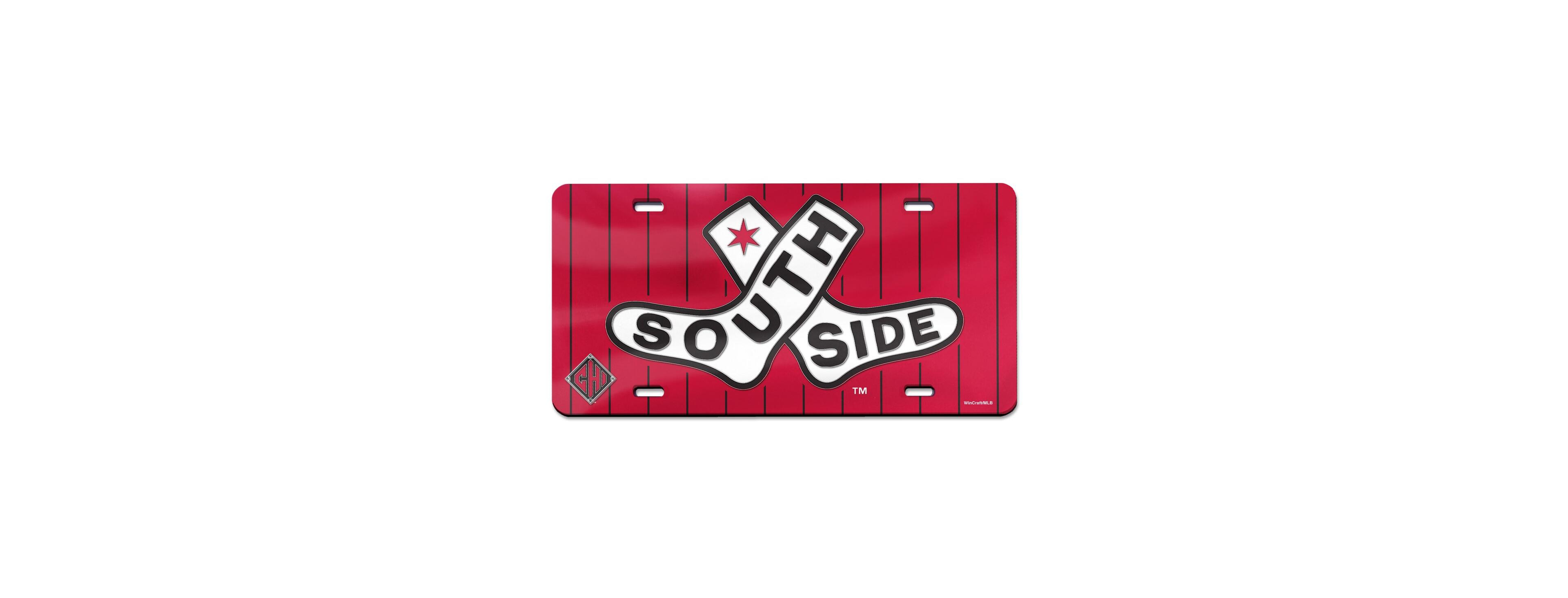 Wincraft Chicago White Sox 2025 City Connect Laser Cut Metallic Acrylic License Plate