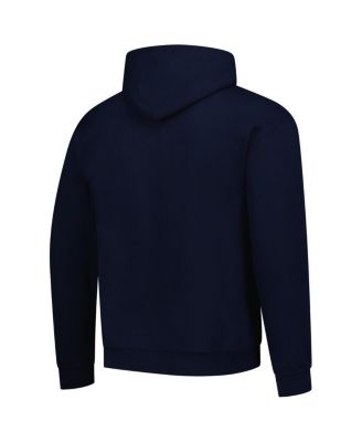 Men's Navy Liberty Flames Fleece Pullover Hoodie