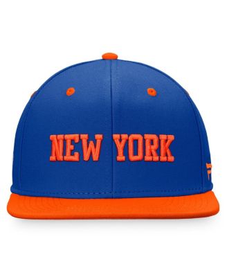 Men's Royal/Orange New York Islanders Heritage City Two-Tone Snapback Hat