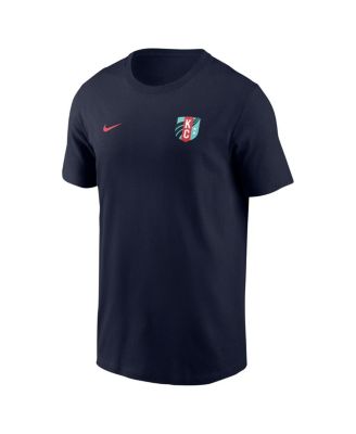 Men's Debinha Navy Kansas City Current Core Crew Neck T-Shirt