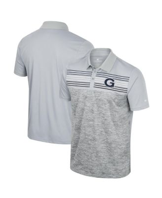 Colosseum - Men's Gray Georgetown Hoyas Cybernetic Polo Shirt