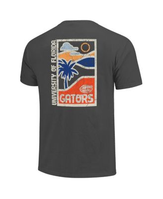 Men's Graphite Florida Gators Comfort Colors Minimal Vista Distressed Graphics T-Shirt