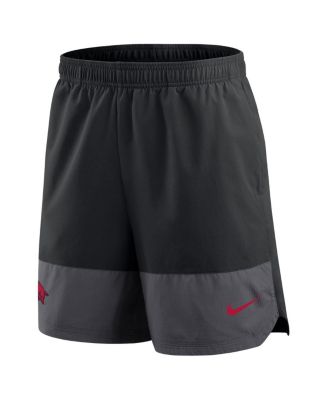 Men's Black Arkansas Razorbacks 2025 Sideline Performance Shorts