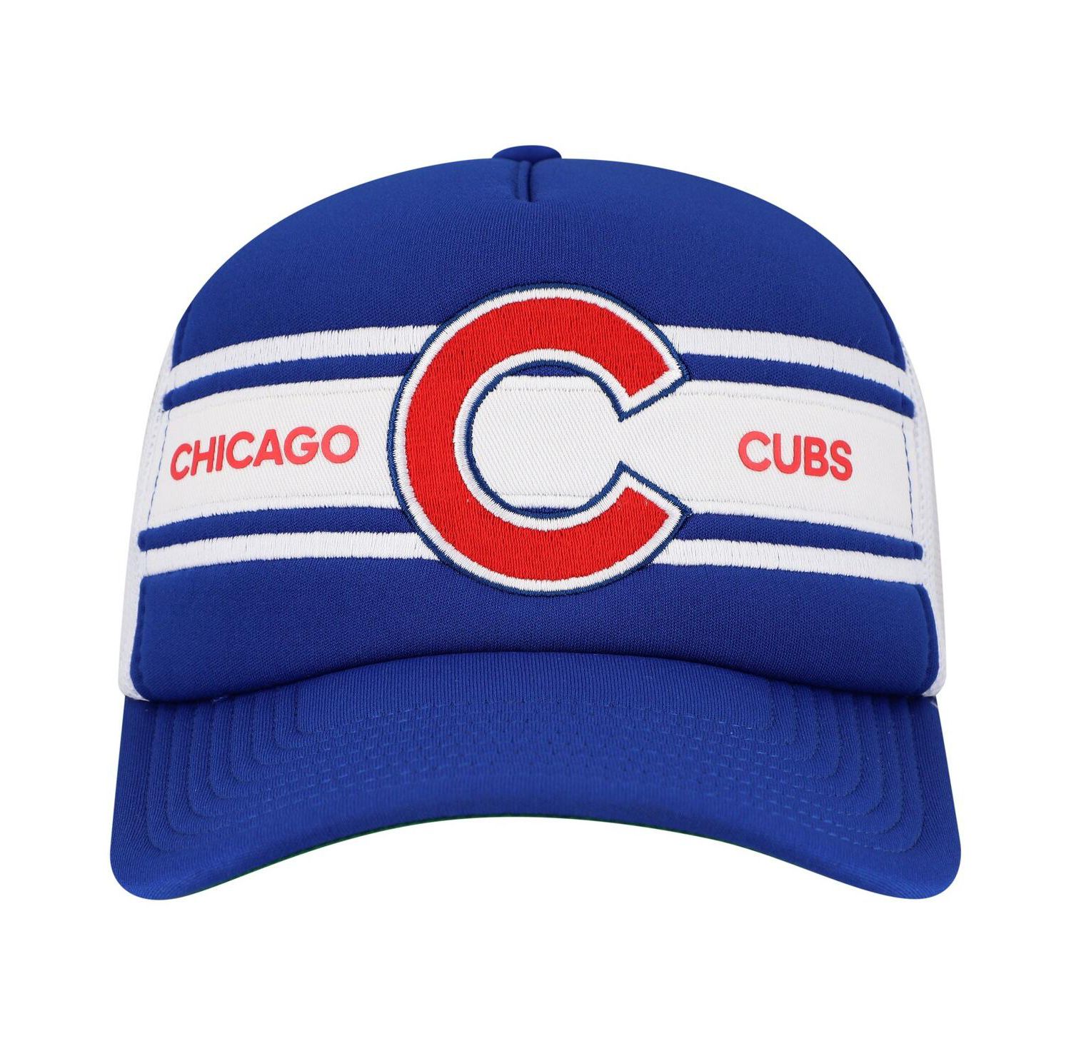 Men's Royal Chicago Cubs Sideline Trucker Adjustable Hat