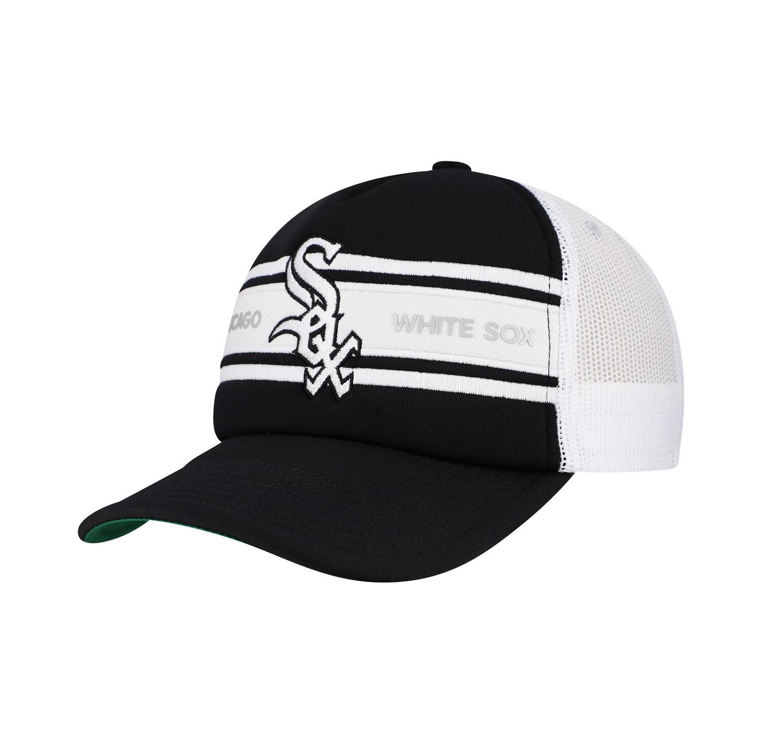 Men's Black Chicago White Sox Sideline Trucker Adjustable Hat