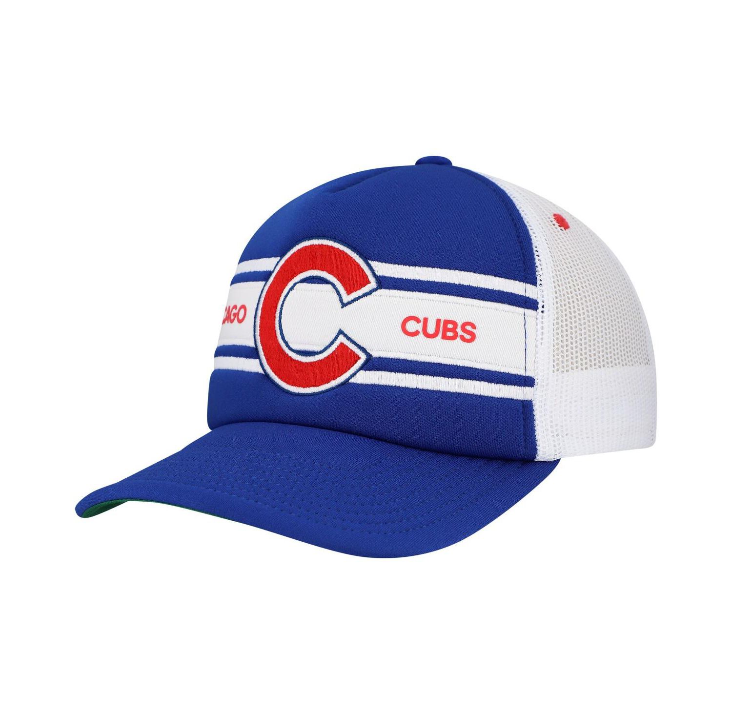 Men's Royal Chicago Cubs Sideline Trucker Adjustable Hat