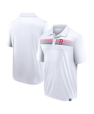 Fanatics - Men's White Boston Red Sox Big Tall Victory For Us Interlock Polo Shirt